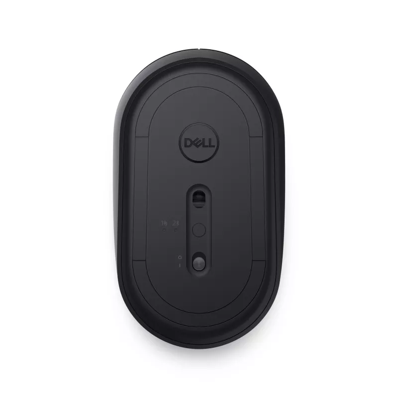 Bezprzewodowa mysz mobilna DELL – MS3320W – Czarna, oburęczna, optyczna, RF Wireless + Bluetooth, 1600 DPI, Czarny