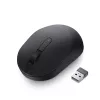 Bezprzewodowa mysz mobilna DELL – MS3320W – Czarna, oburęczna, optyczna, RF Wireless + Bluetooth, 1600 DPI, Czarny