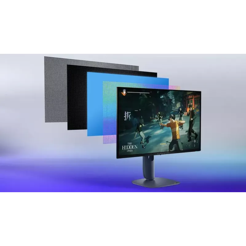 Monitor komputerowy Alienware AW2725D 68,6 cm (27 cali) 2560 x 1440 pikseli Quad HD QD-OLED Niebieski