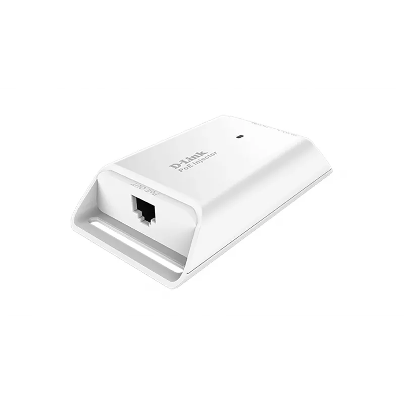 D-Link 15.4w Gigabit PoE Injector, Gigabit Ethernet, 10,100,1000 Mbit/s, 10/100/1000, IEEE 802.3, IEEE 802.3ab, IEEE 802.3af, IEEE 802.3u, Biały, 100 m