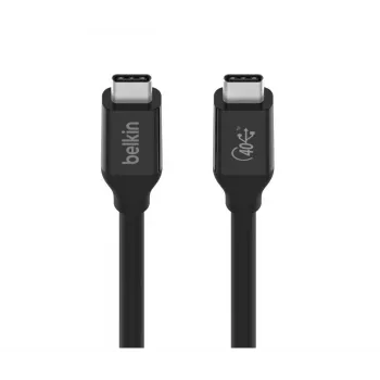 BELKIN USB4 kabel USB-c / USB-c 40 Gbit/s 100W 0.8m Czarny