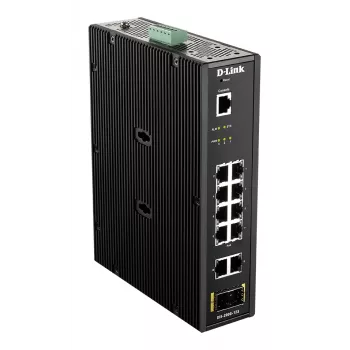 D-Link 12-portowy L2 przemysłowy zarządzalny switch z 10 x 1GBaseT(X) i 2 x SFP