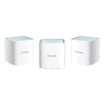 D-Link EAGLE PRO AI AX1500 Mesh System - 3 szt., Biały, Wewnętrzny, System Mesh, Zasilanie, Status, 500 m², Dwuzakresowy (2,4 GHz / 5 GHz)