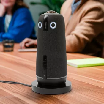 Podstawa Owl Labs Meeting Owl 4+, system do wideokonferencji, uchwyt pasywny, biurko, czarny