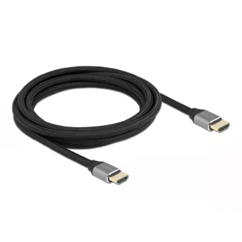 Kabel DELOCK Ultra High Speed HDMI - wtyk męski / wtyk męski - 48 Gb/s 8K 60 Hz - 3 m - szary