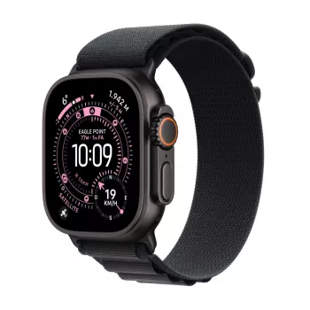 APPLE Watch Ultra 3 (2025) LTE 49mm Titanium Case z pętlą Alpine Loop Small - Czarny
