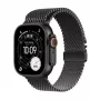 APPLE Watch Ultra 3 GPS + Cellular 49mm czarna obudowa tytanowa z czarną pętlą Milanese Loop Sma
