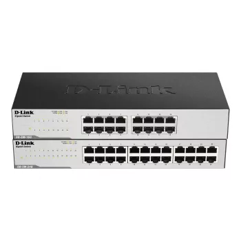 D-Link GO-SW-24G Niezarządzalny L2 Gigabit Ethernet (10/100/1000) 1U Czarny