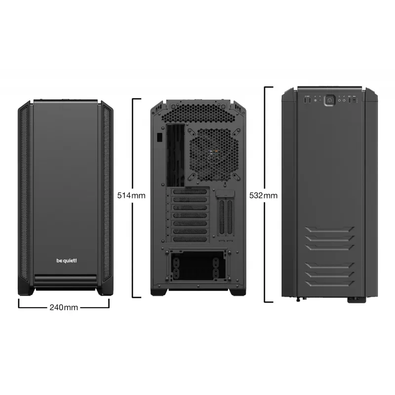 be quiet Silent Base 601 Window Midi Tower Czarny