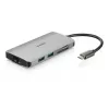 Hub USB-C D-Link 8 w 1 z HDMI/Ethernet/Czytnikiem kart/Zasilaniem Power Delivery
