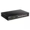 D-Link DGS-1100-16V2 Zarządzany przełącznik L2 Gigabit Ethernet (10/100/1000) Czarny