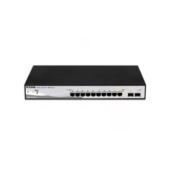 D-Link DGS-1210-10 Zarządzany przełącznik L2 Gigabit Ethernet (10/100/1000) 1U Czarny, Szary