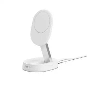 BELKIN bezprzewodowa podstawka ładująca - Boostcharge Pro - Qi2 15W - biały