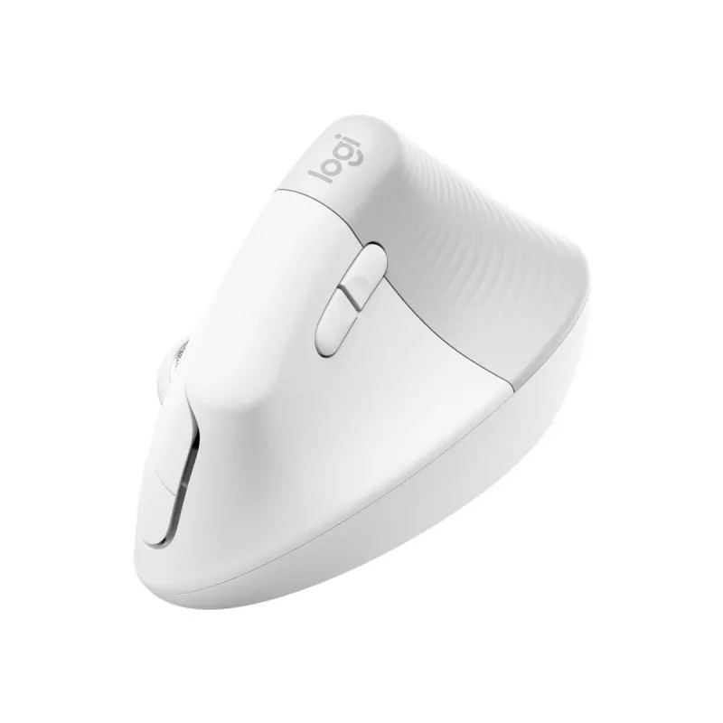 LOGITECH Wireless Mouse Lift for Business Praworęczny Ecru