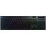 LOGITECH G915 Lightspeed Wireless RGB Mechaniczna Klawiatura Gamingowa - Czarny - Qwertz Deutsch - Dotykowa