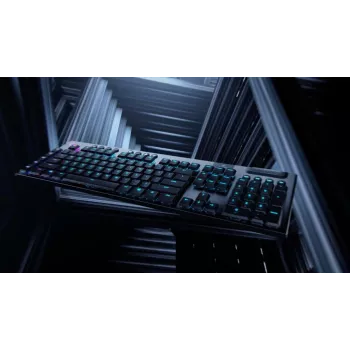 LOGITECH G915 Lightspeed Wireless RGB Mechaniczna Klawiatura Gamingowa - Czarny - Qwertz Deutsch - Dotykowa