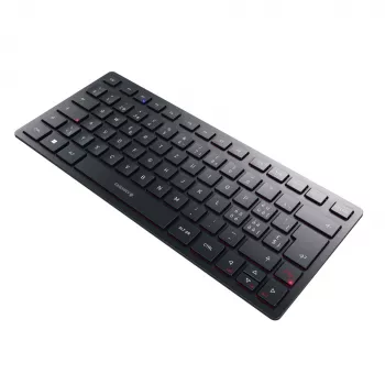 Klawiatura CHERRY KW 9200 MINI uniwersalna USB + RF Wireless + Bluetooth QWERTZ szwajcarska czarna