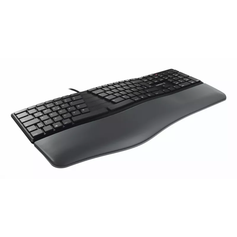 CHERRY KC 4500 ERGO klawiatura Uniwersalna USB AZERTY Belgijska Czarny