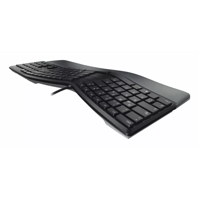 CHERRY KC 4500 ERGO klawiatura Uniwersalna USB AZERTY Belgijska Czarny