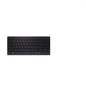 Klawiatura CHERRY KW 9200 MINI uniwersalna USB + RF Wireless + Bluetooth QWERTY angielska czarna