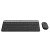 LOGITECH Bezprzewodowy zestaw klawiatury i myszy Slim Mk470 - Grafit - Azerty belgijski