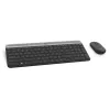 LOGITECH Bezprzewodowy zestaw klawiatury i myszy Slim Mk470 - Grafit - Azerty belgijski