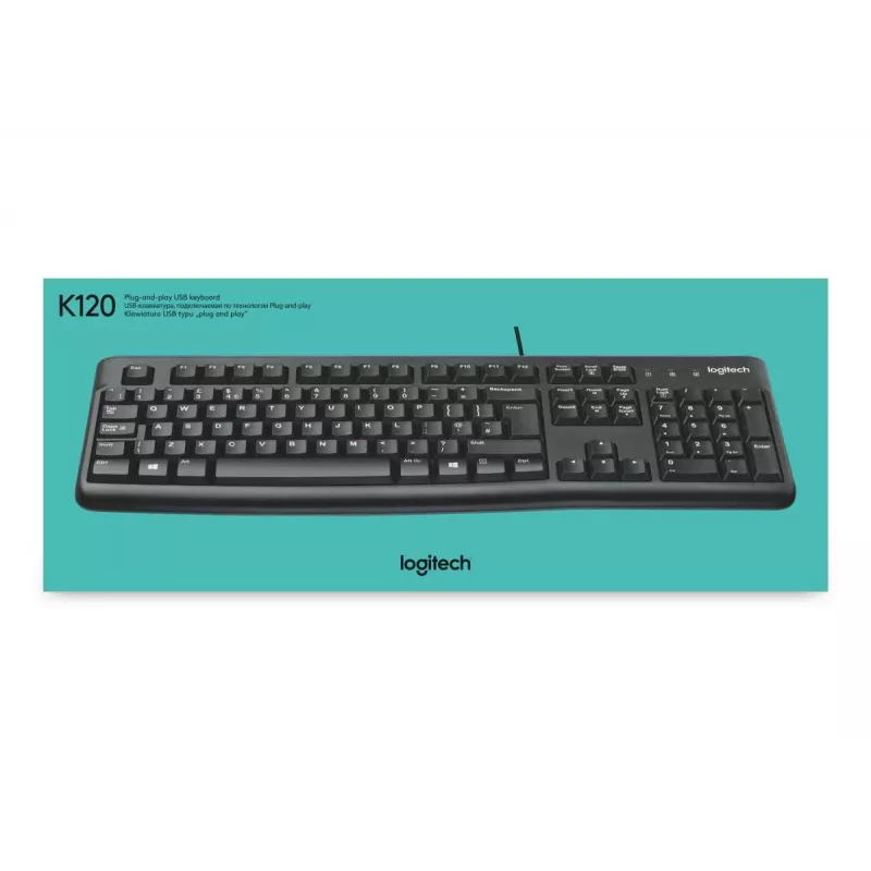 Klawiatura LOGITECH K120 - Azerty belgijski