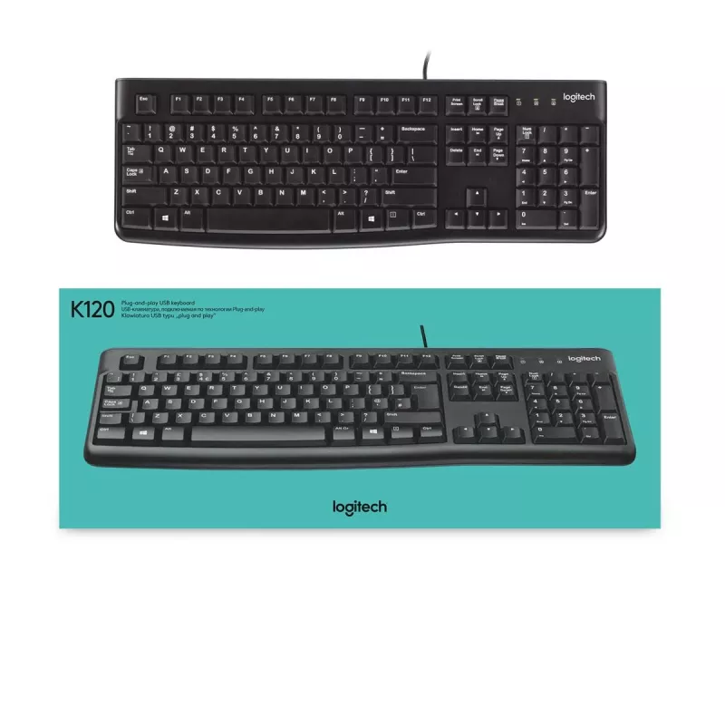 Klawiatura LOGITECH K120 - Azerty belgijski