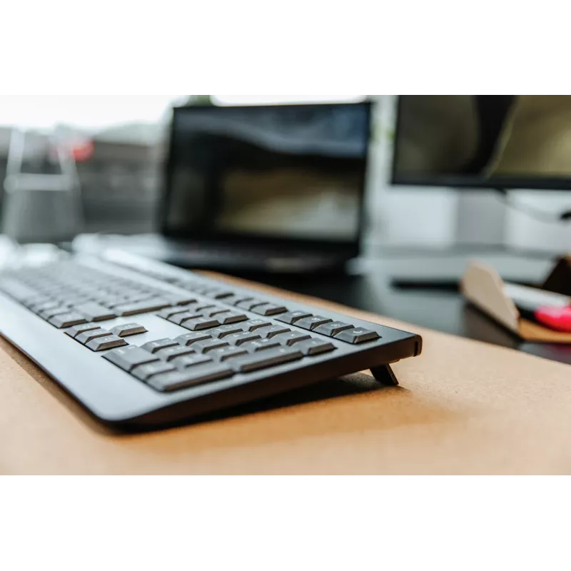Klawiatura CHERRY KW 3000 Uniwersalna RF Bezprzewodowa QWERTY Hiszpańska Czarna