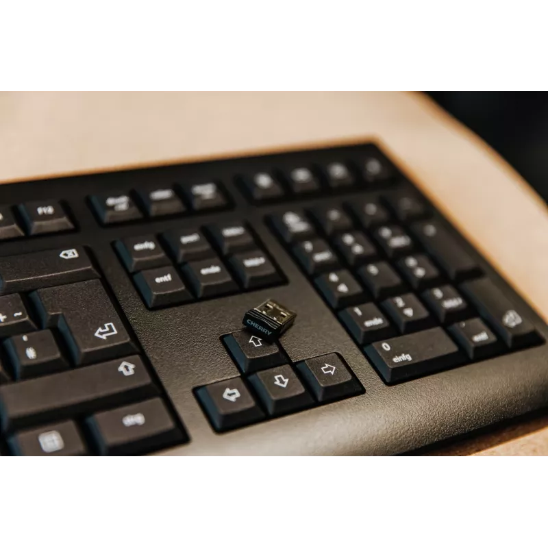 Klawiatura CHERRY KW 3000 Uniwersalna RF Bezprzewodowa QWERTY Hiszpańska Czarna