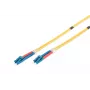 DIGITUS Fiber Optic Patch Cord, LC do LC OS2, Singlemode 09/125 µ, Duplex, Długość 10 m