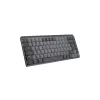 LOGITECH Mx Mechanical Mini Minimalistyczna Bezprzewodowa Podświetlana Klawiatura - Grafitowa Cicha Dotykowa Qwertz Suisse