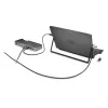 Kensington NanoSaver Keyed Dual Head Laptop Lock, 1,8 m, Kensington, Klucz, Stal węglowa, Czarny, Stal nierdzewna