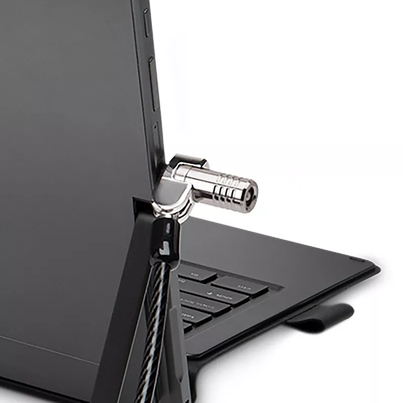 Kensington NanoSaver Keyed Dual Head Laptop Lock, 1,8 m, Kensington, Klucz, Stal węglowa, Czarny, Stal nierdzewna