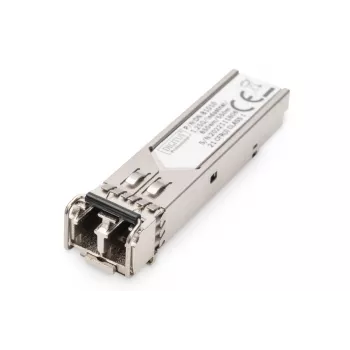 Moduł DIGITUS SFP 1,25 Gb/s, zasięg do 550 m, wielomodowy, złącze LC Duplex, wersja przemysłowa 1000Base-SX, 850 nm