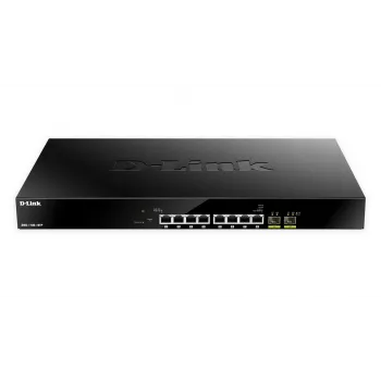 D-Link 10-portowy zarządzalny przełącznik Multi-Gigabit PoE+, zarządzalny, L2, 2.5G Ethernet (100/1000/2500), Power over Ethernet (PoE), montaż w szafie, 1U