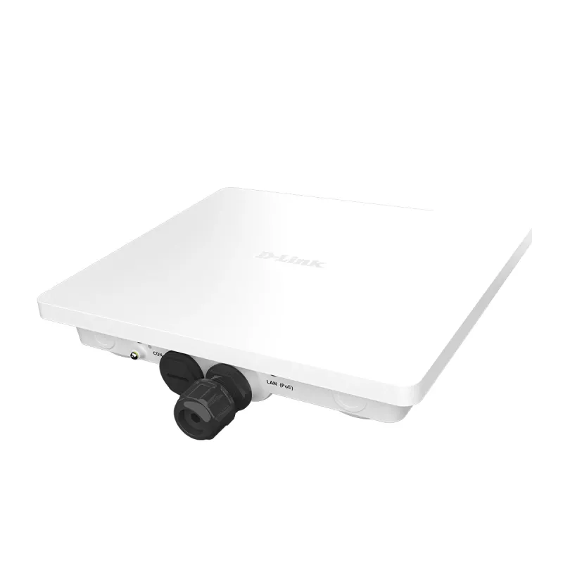 D-Link AX3000 Wi-Fi 6 Dwuzakresowy Punk Dostępowy PoE Zewnętrzny, 2.4 GHz, 5 GHz, 3000 Mbit/s, 64-bit WEP, 128-bit WEP, SSID, WEP, WPA, WPA2, WPA3, 10,100,1000,2500 Mbit/s