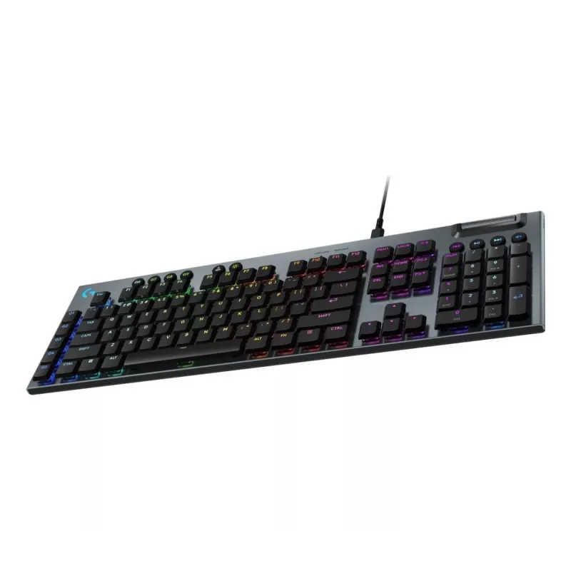 LOGITECH G915 X USB-A Przewodowa Klawiatura Gamingowa Niskoprofilowa Dotykowa Czarna Qwerty US