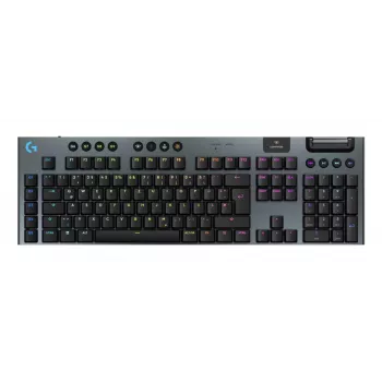 LOGITECH G915 X Lightspeed Bezprzewodowa Niskoprofilowa Klawiatura Gamingowa Czarna Clicky Qwertz Deutsch