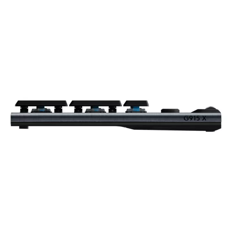 LOGITECH G915 X Lightspeed Bezprzewodowa Niskoprofilowa Klawiatura Gamingowa Czarna Clicky Qwertz Deutsch