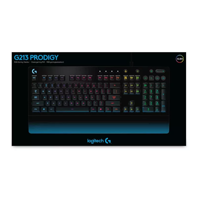 LOGITECH G213 Prodigy Gaming klawiatura USB - Azerty Belgian