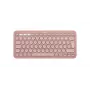 LOGITECH Pebble Keys 2 K380s - Kompaktowa klawiatura Bluetooth - Róż tonalny - Qwerty Int