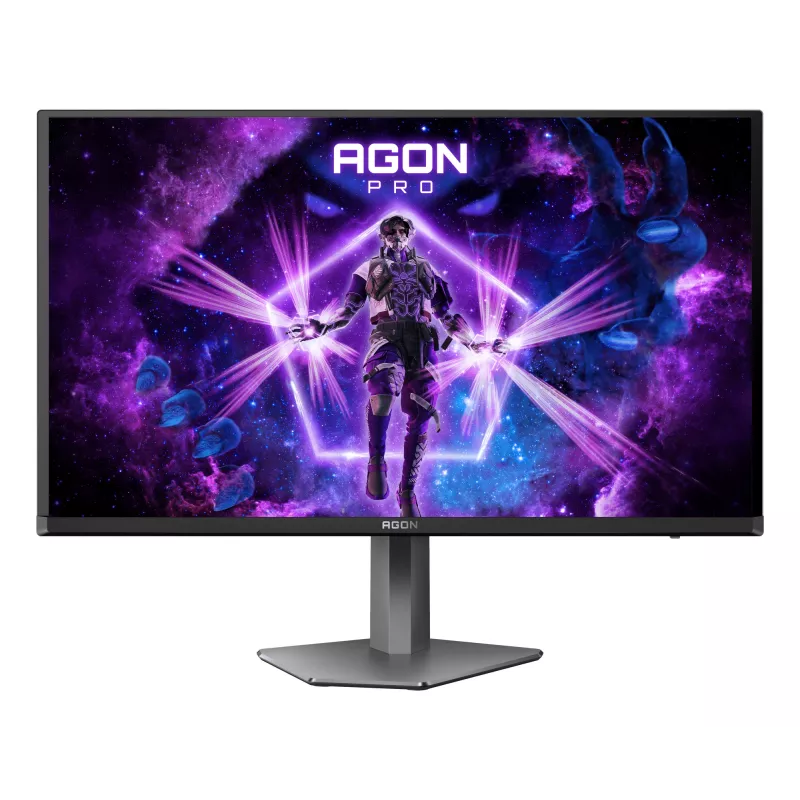 Monitor komputerowy AOC AGON PRO AG276QZD2 67,3 cm (26,5 cala) 2560 x 1440 pikseli Quad HD QD-OLED Czarny, Szary