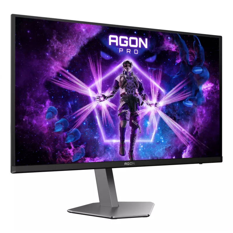 Monitor komputerowy AOC AGON PRO AG276QZD2 67,3 cm (26,5 cala) 2560 x 1440 pikseli Quad HD QD-OLED Czarny, Szary