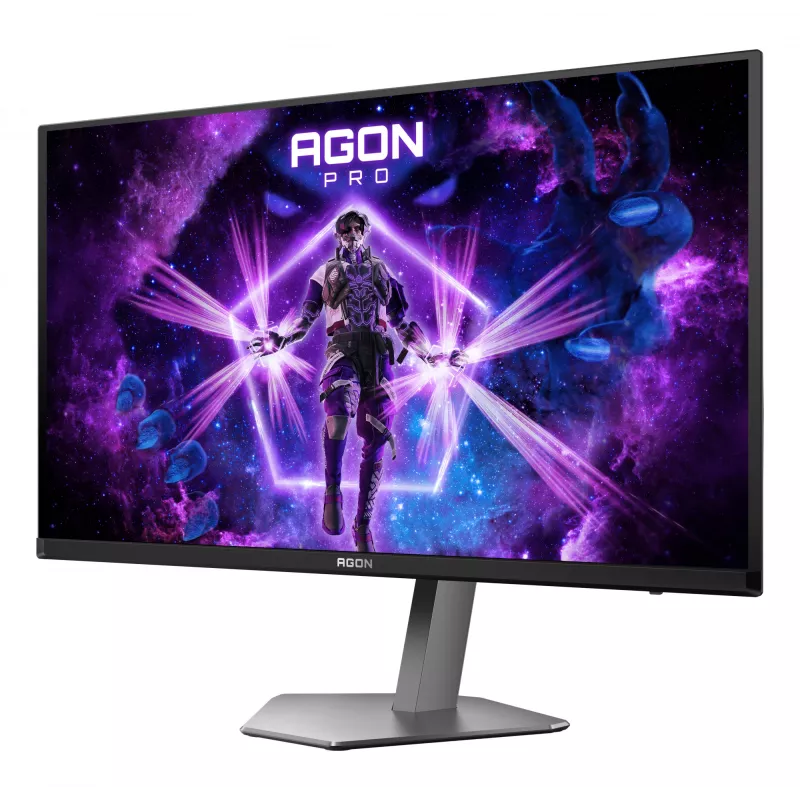 Monitor komputerowy AOC AGON PRO AG276QZD2 67,3 cm (26,5 cala) 2560 x 1440 pikseli Quad HD QD-OLED Czarny, Szary