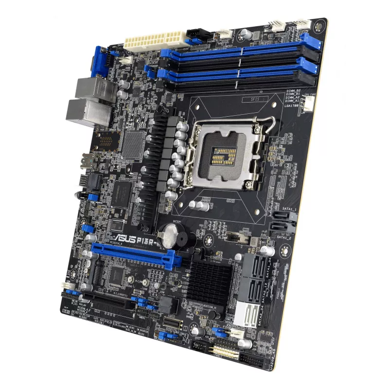 Płyta główna ASUS P13R-M Intel C262 LGA 1700 micro ATX, DDR5, 4 DIMM, 128GB, 8x SATA III, 1x M.2, 2x LAN