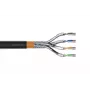 Kabel instalacyjny zewnętrzny DIGITUS - Kat. 7 - S/FTP - AWG 23/1 - 1000m - Czarny