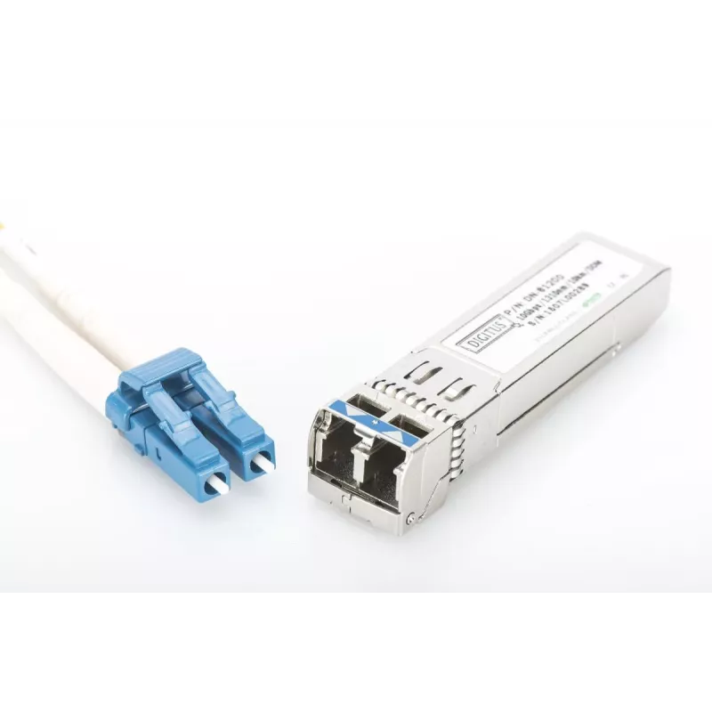 DIGITUS SFP+ 10G MM 850nm 300m z DDM, złącze LC, rozpraszanie mocy < 1W, laser VCSEL 850nm