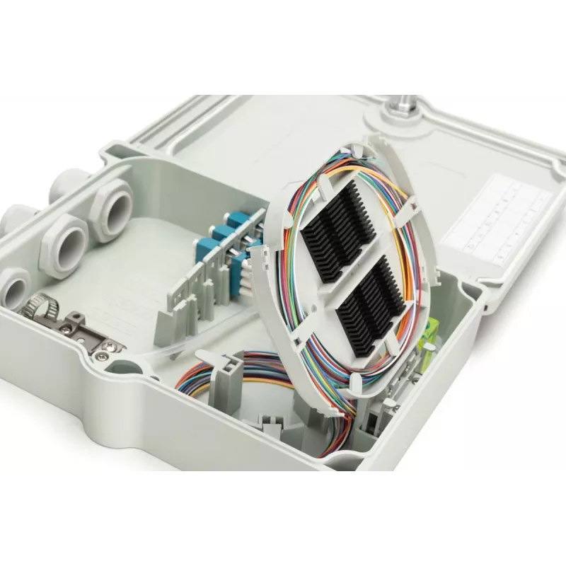 Digitus FTTH/FTTB puszka rozdzielcza zmontowana OS2 12 włókien LC/PC
