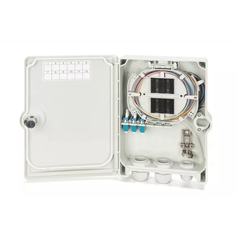 Digitus FTTH/FTTB puszka rozdzielcza zmontowana OS2 12 włókien LC/PC